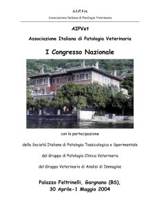 AIPVet Associazione Italiana di Patologia Veterinaria I Congresso