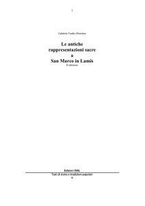 Le antiche sacre rappresentazioni a San Marco in Lamis, 2003, II° ed.