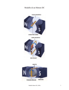 Modello motore DC
