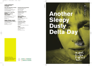 Another Sleepy Dusty Delta Day - Napoli Teatro Festival Italia