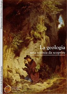 La geologia - Orientamento Corsi di Laurea in Geologia