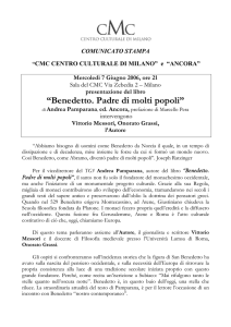 Comunicato stampa - Centro Culturale di Milano