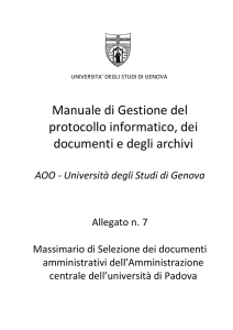 allegato 7 - Intranet - Università degli studi di Genova