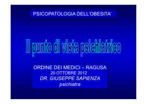PSICOPATOLOGIA OBESITA` 2012 ok