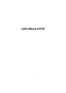 luci della citta