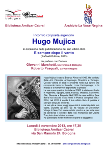 Hugo Mujica - Comune di Bologna