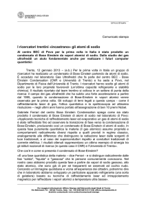 cs atomi sodio - Università di Trento