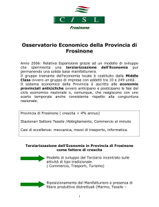 Osservatorio Economico della Provincia di Frosinone