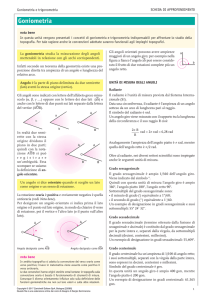 Goniometria - Zanichelli online per la scuola