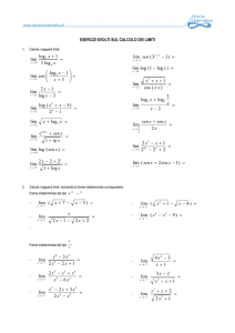 = + − 3 1 log cos lim x x = ) cos(log lim x = − ) log 1(log lim x = − + )1