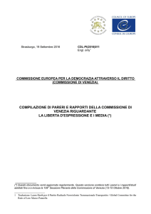 Rapporto della Commissione di Venezia