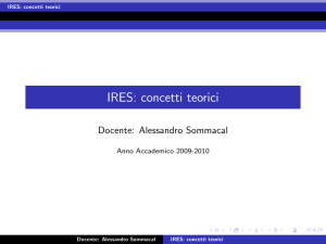 IRES: concetti teorici