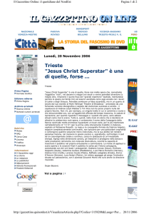 Trieste - Compagnia della Rancia
