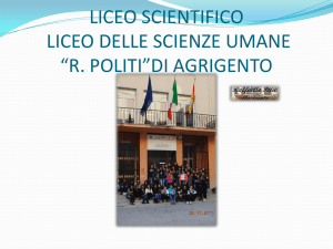 Diapositiva 1 - liceo "Politi"