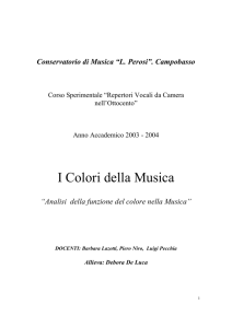 I Colori della Musica