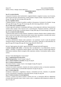 Programma svolto 4 E - Liceo Galileo Galilei