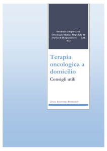 Terapia oncologica a domicilio