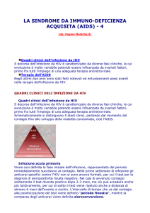 la sindrome da immuno-deficienza acquisita