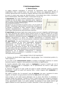 L`elettromagnetismo - Alessandra Angelucci