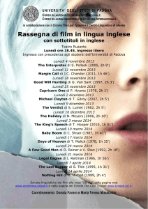 Rassegna di film in lingua inglese - e