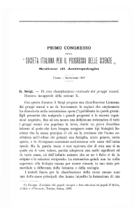 societa` italiana per il progresso delle scienze - Isita