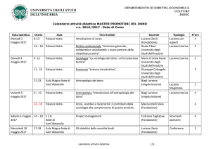 alendario attività - Università degli Studi dell`Insubria