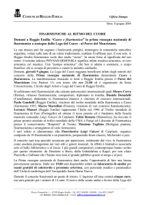 Venerdì 3 maggio 2002 - Comune di Reggio Emilia