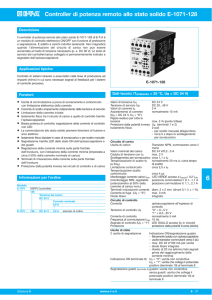 Controller di potenza remoto allo stato solido E-1071-128