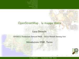2013 Torino Introduzione OSM