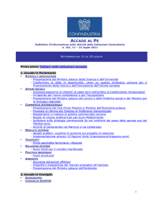 accade al pe - Confindustria Sardegna Meridionale