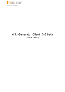 Wiki Generator Client 0.6 beta