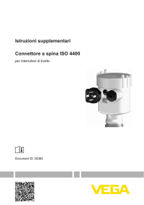 Istruzioni supplementari - Connettore a spina ISO 4400