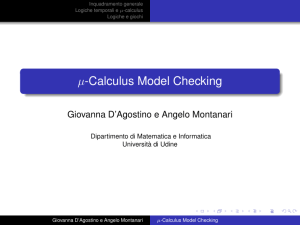 Calculus Model Checking - Server users.dimi.uniud.it