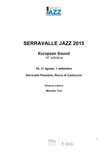 SERRAVALLE JAZZ 2015 European Sound