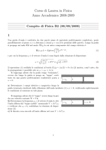 Corso di Laurea in Fisica Anno Accademico 2008-2009