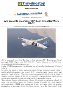 Ana presenta Dreamliner 787-9 con livrea Star Wars