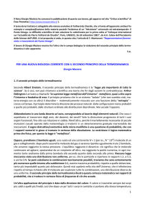 1 per una nuova biologia coerente con il secondo principio della