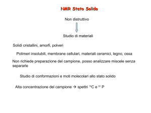 NMR Stato Solido
