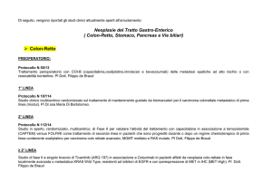 stomaco 1° linea - Fondazione IRCCS