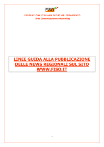 Linee guida news regionali