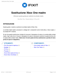 Sostituzione Xbox One madre