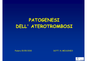 Patogenesi dell`aterotrombosi [modalità compatibilità]