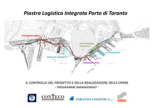 Pistra Logistica Integrata di Taranto_Dott. Gisonda