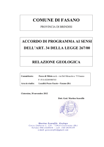 Relazione geologica gen. Parco di Mileto