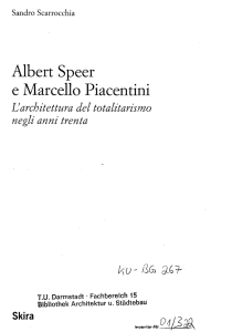 Albert Speer e Marcello Piacentini