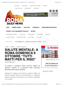 2016_09_30_ROMA_DAILY_NEWS_Salute Mentale_A_Roma_