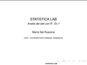 STATISTICA LAB