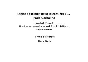 Logica e filosofia della scienza 2011
