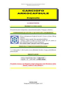 carciofo arkocapsule