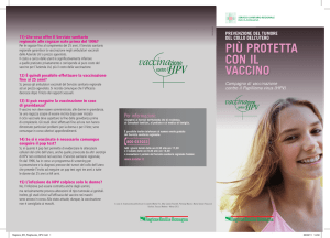 più protetta con il vaccino più protetta con il vaccino